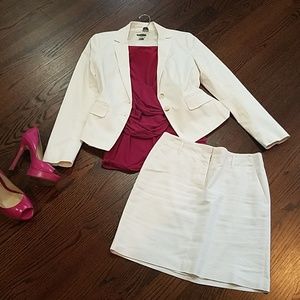 White Ann Taylor Suit jacket/blazer